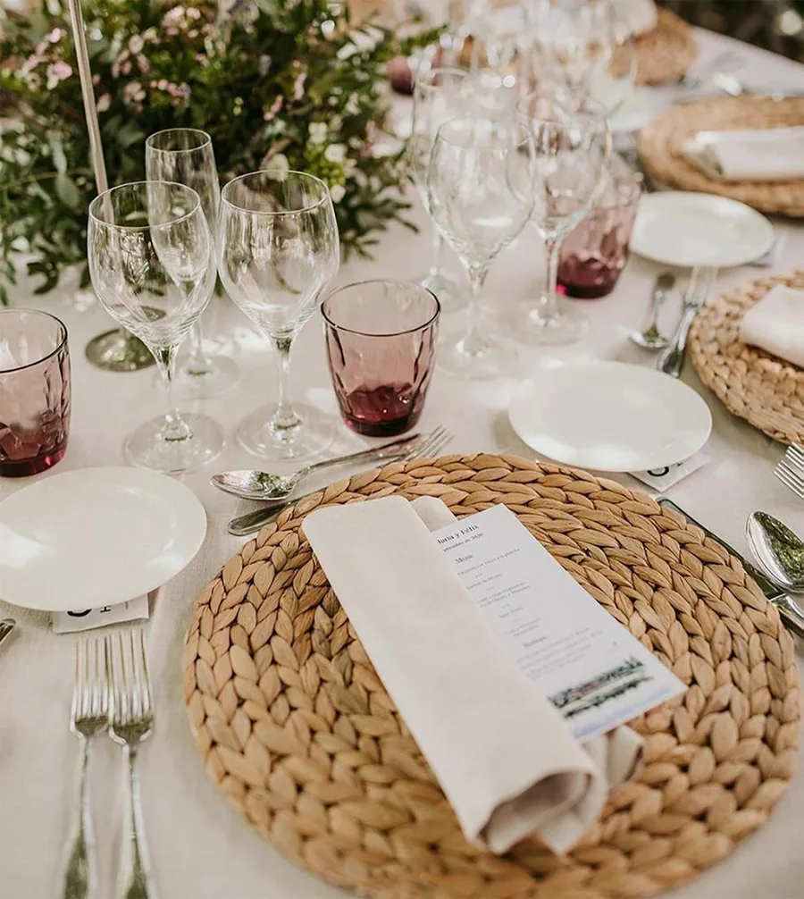 Minutas para boda en acuarela