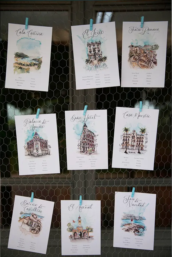 Seating plan personalizado
